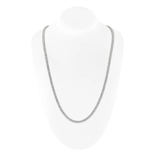 34 Ct Lab Grown Diamond Tennis Necklace