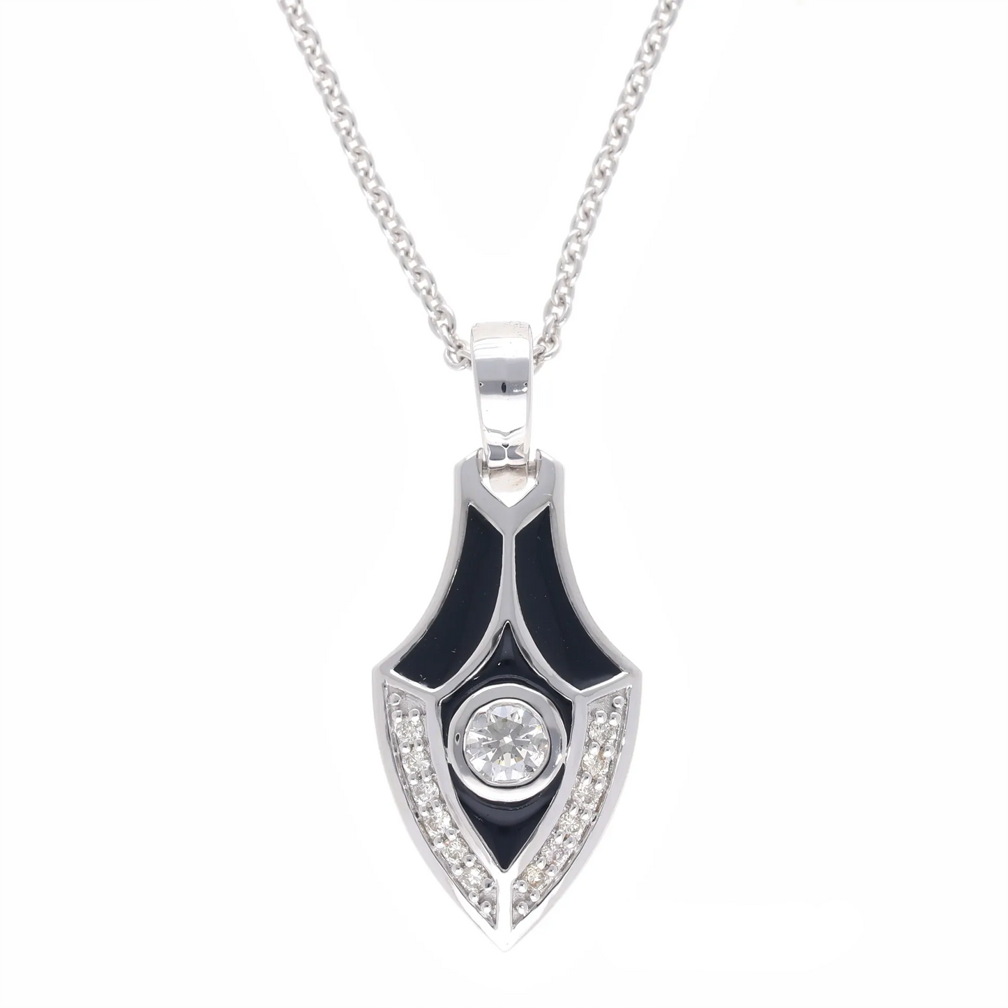 0.37 Ct Natural Diamond Arrow Charm