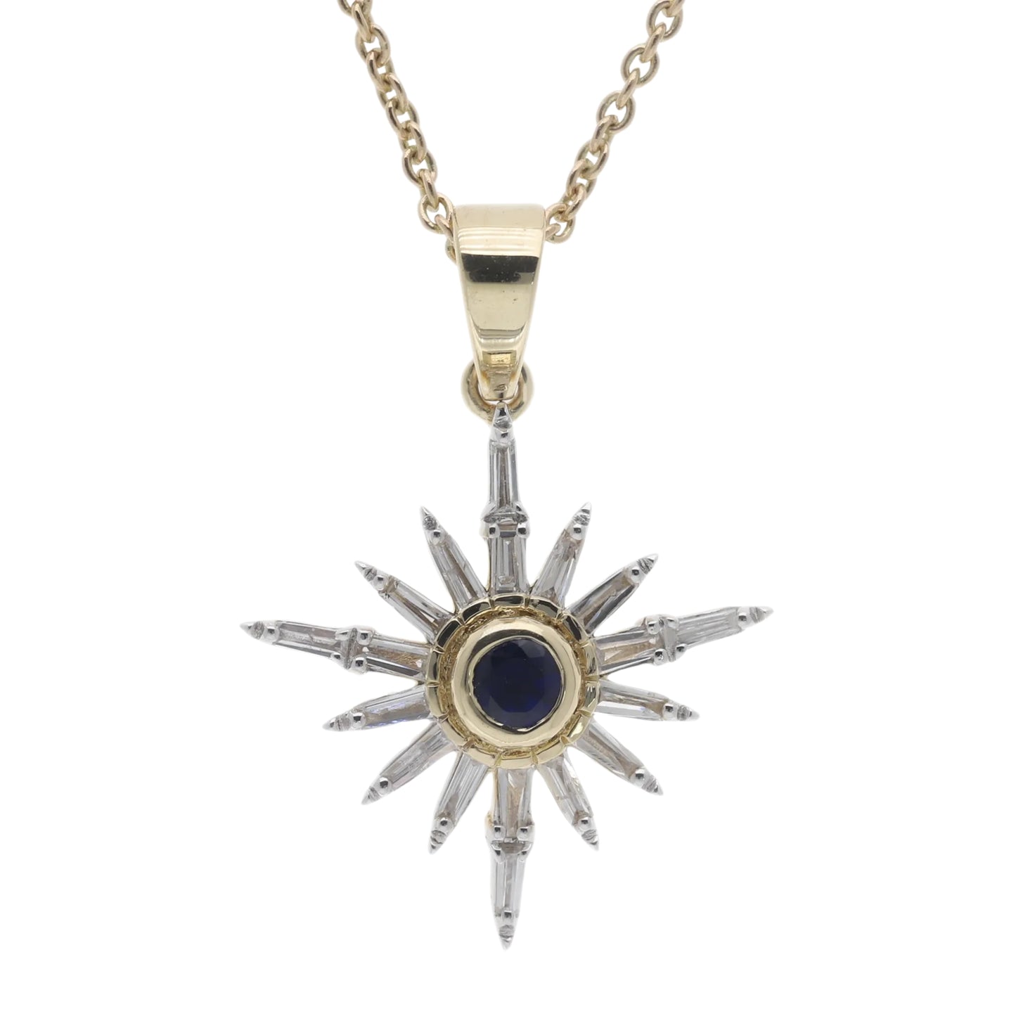 0.30 Ct Natural Diamond Star Charm