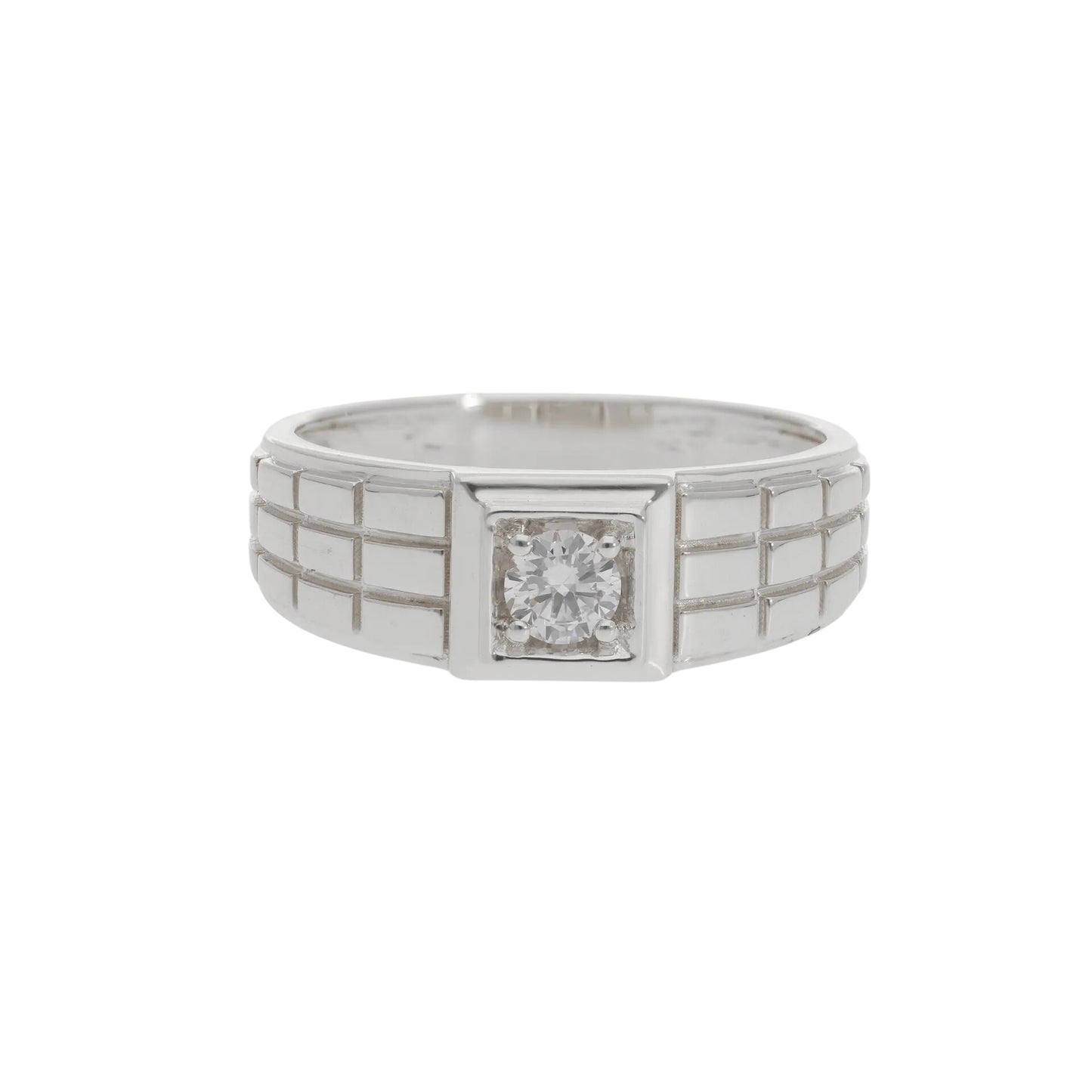 0.31 Ct Natural Brilliant Cut Diamond Apollo Ring - Helodia Jewelry