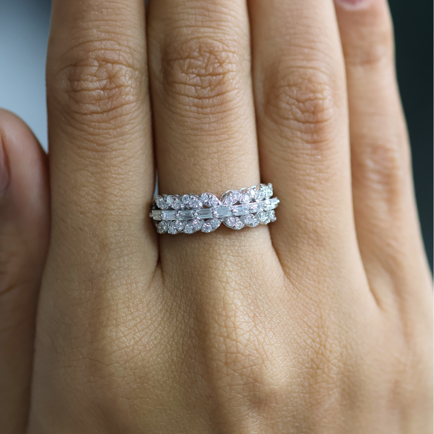 Aphrodite Diamond Ring - Helodia Jewelry