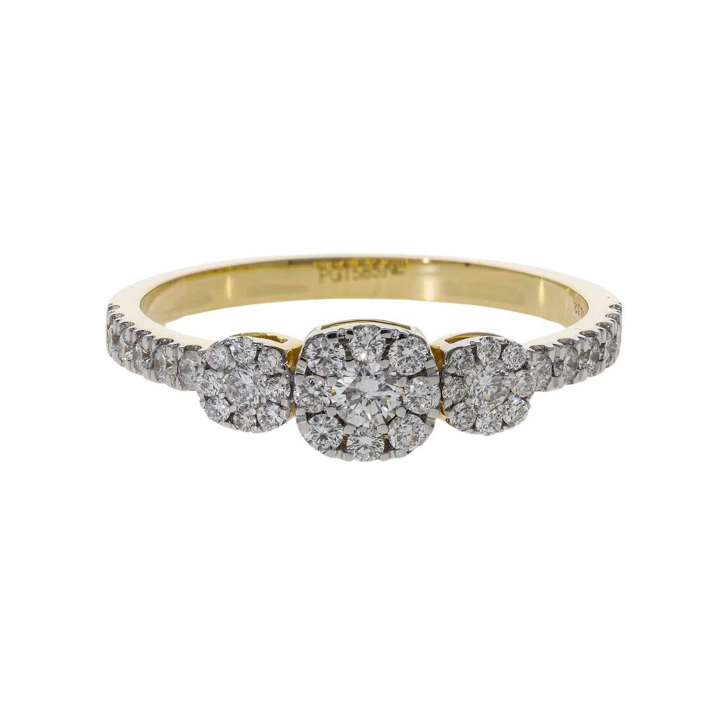 0.48 Ct Natural Diamond Ophelia Ring - Helodia Jewelry