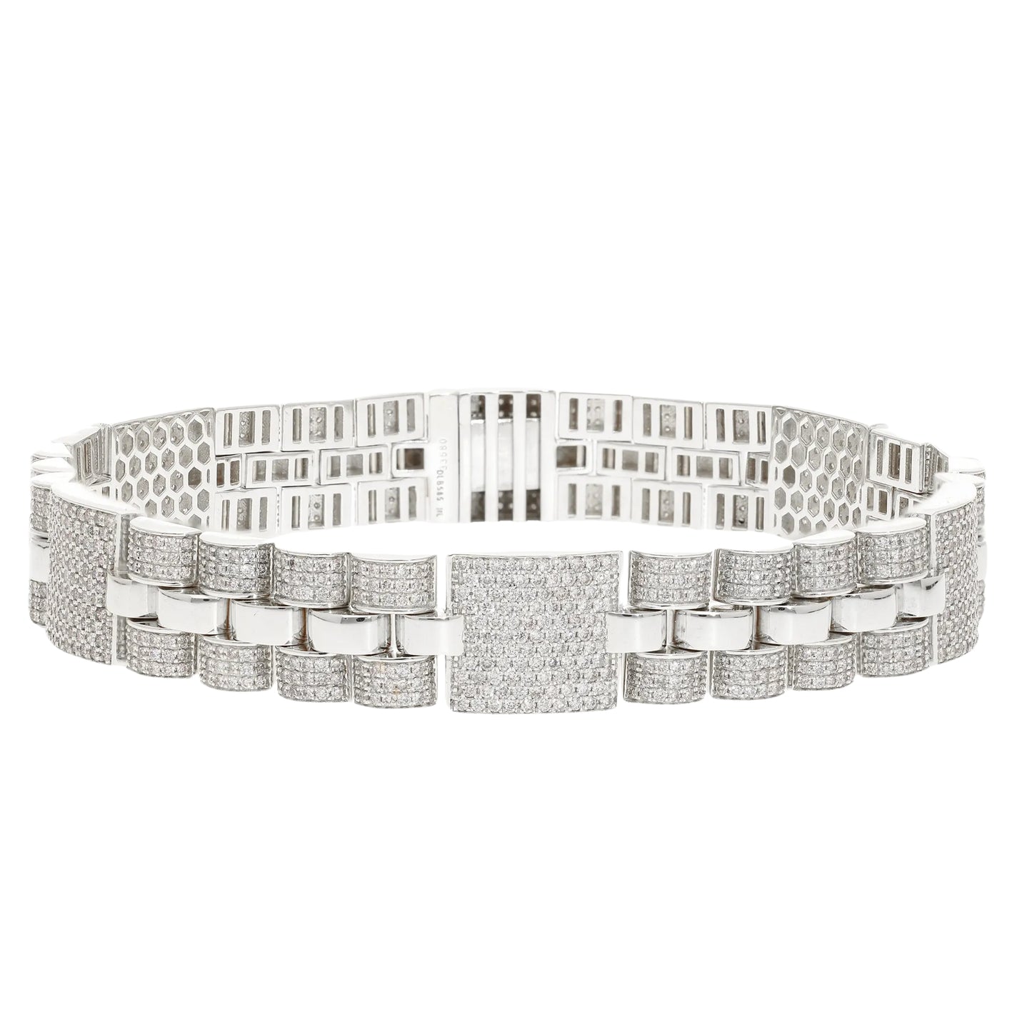 4.50 Ct Royal Natural Diamond Link Bracelet