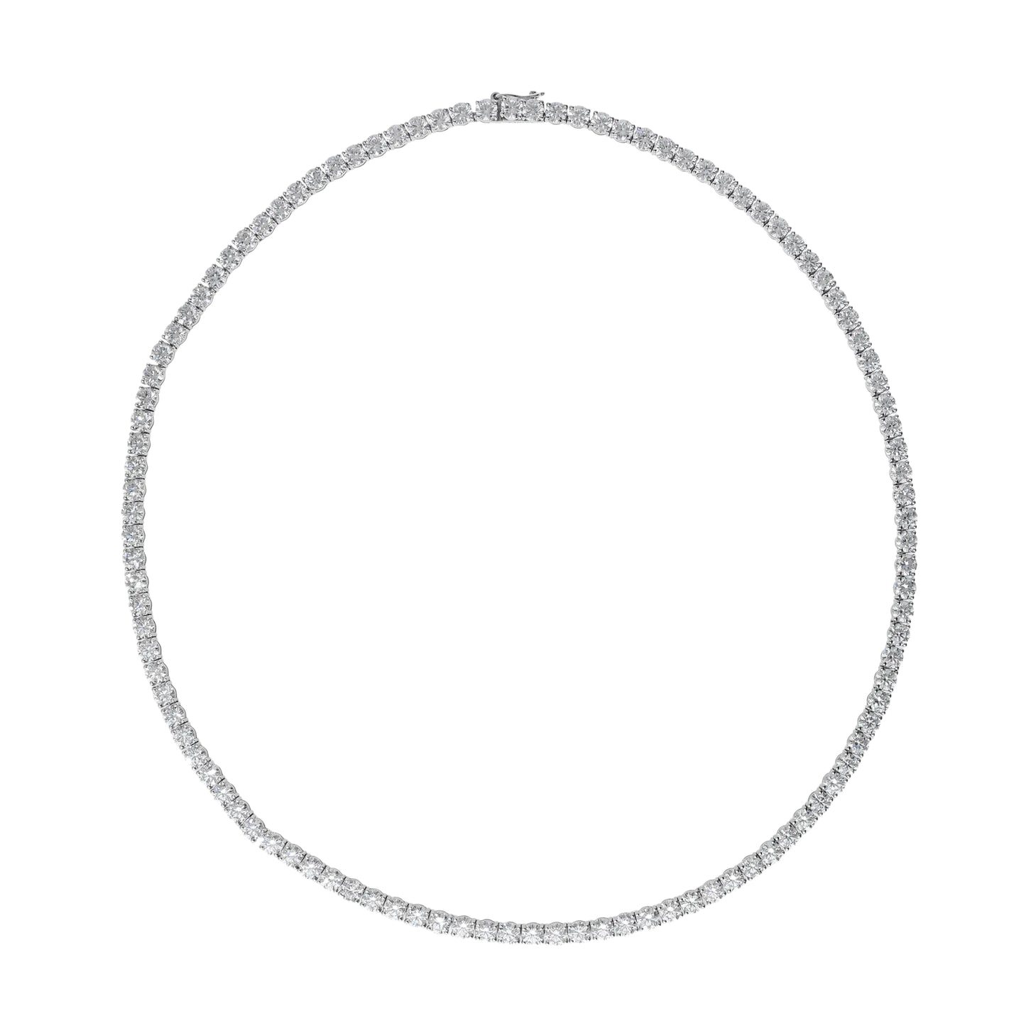Lab Grown Diamond Tennis Necklace - Helodia Jewelry