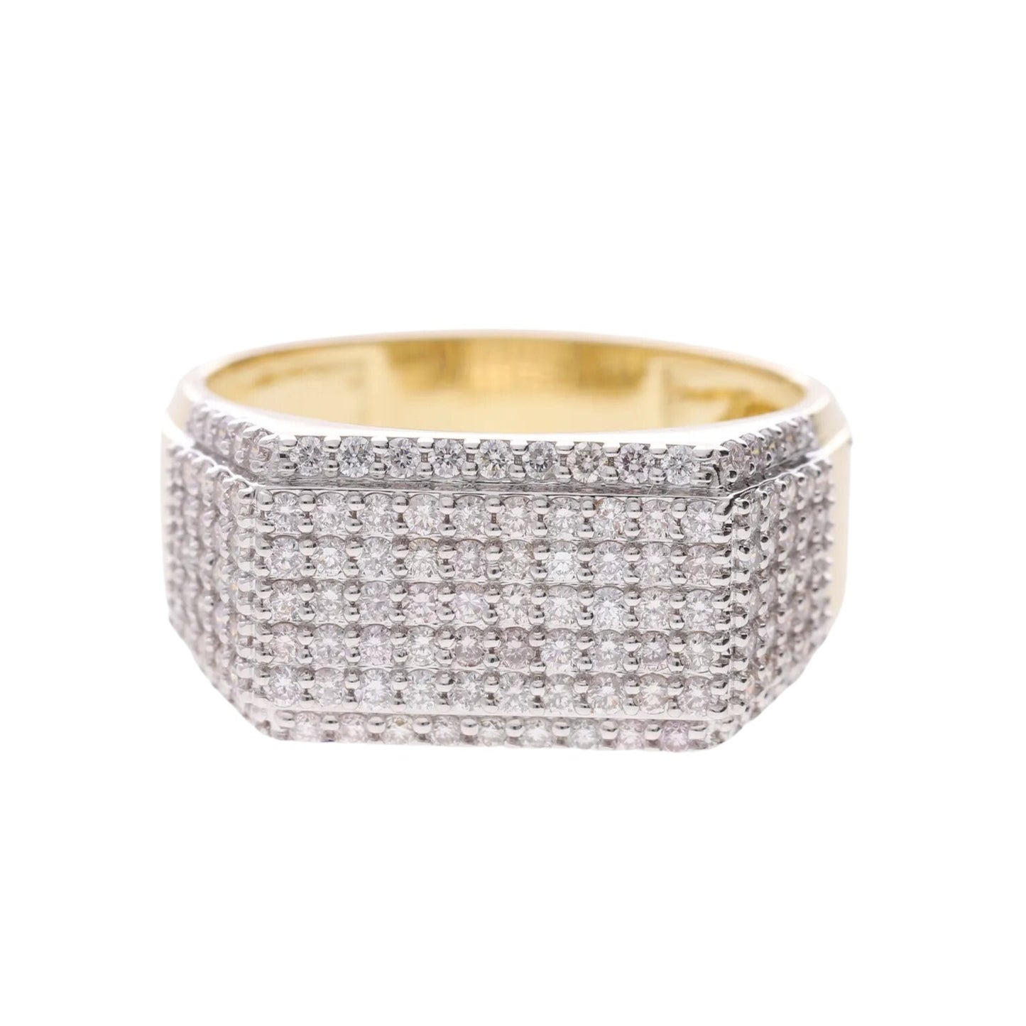 1.25 Ct Royal Iced Natural Diamond Ring - Helodia Jewelry