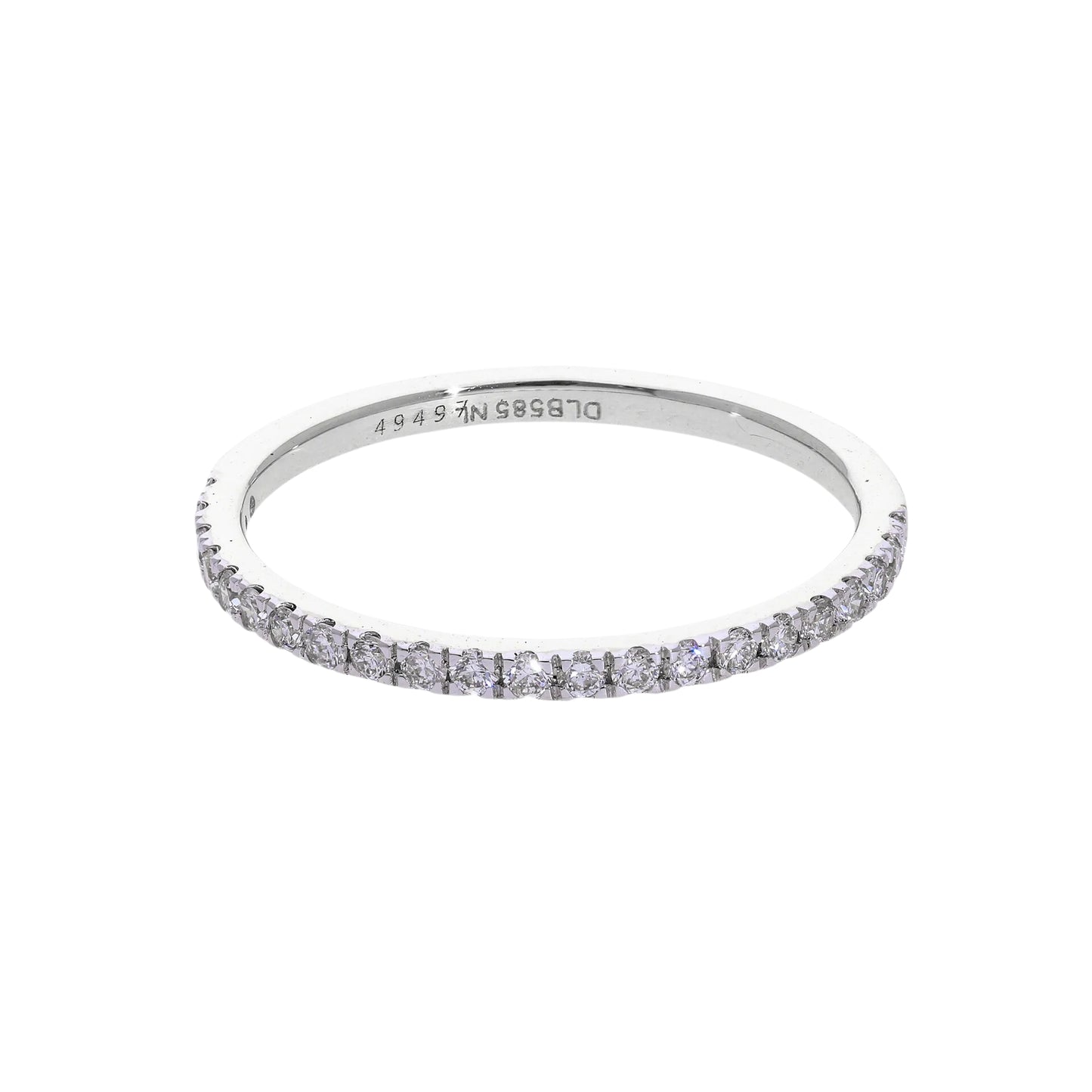 0.24 Natural Pavé Diamond Eternity Ring - Helodia Jewelry