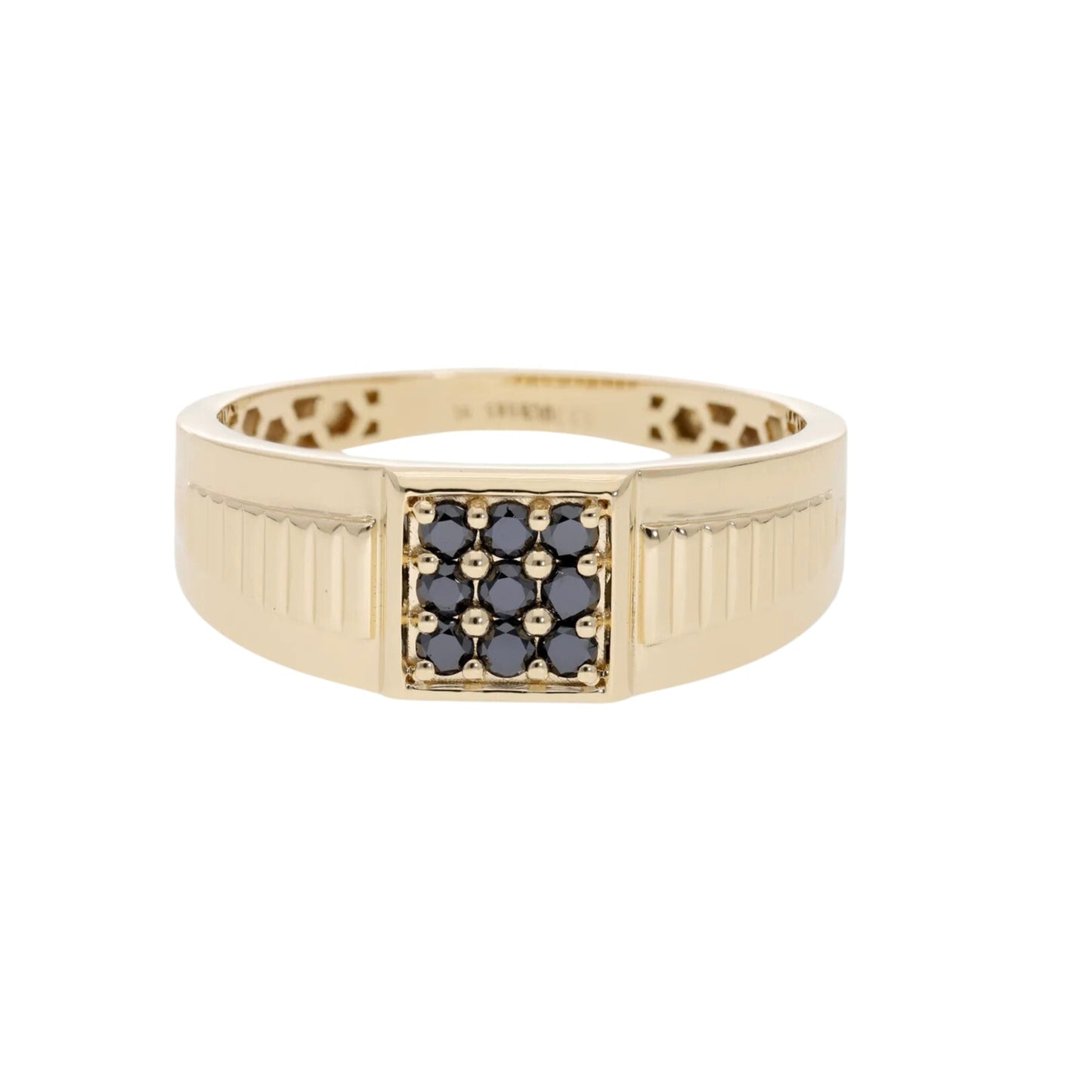 0.30 Ct Natural Diamond Vanguard Ring - Helodia Jewelry