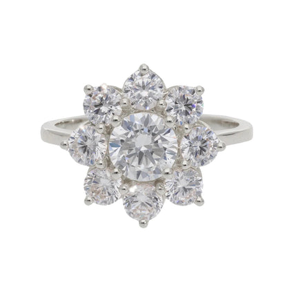 2.32 Ct Helodia's Flower Lab Grown Diamond Ring - Helodia Jewelry