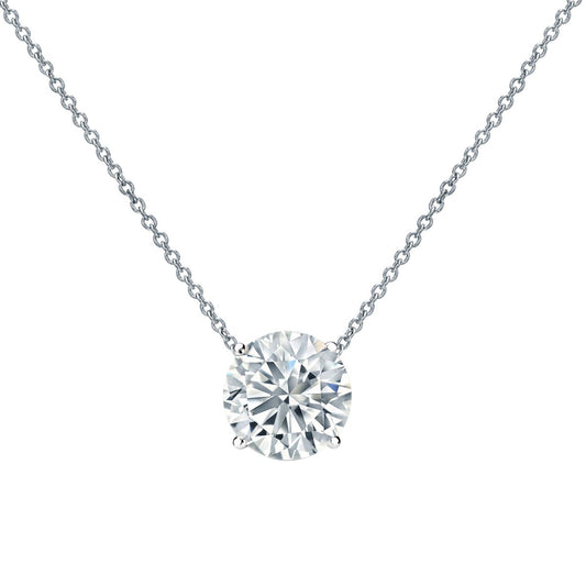 Lab Grown Diamond Solitaire Necklace