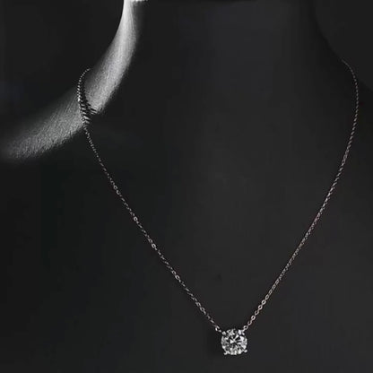 Lab Grown Diamond Solitaire Necklace